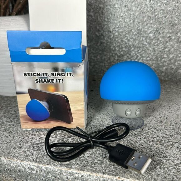 NIB Shake Your Shiitake Mini Mushroom Wireless Bluetooth Portable Speaker - Picture 5 of 9